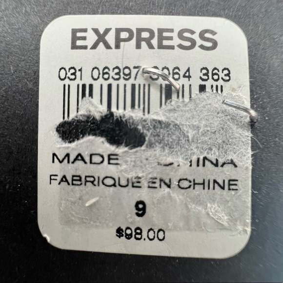 NWT Express Tan Rhinestone Embellished Ankle Strap Heeled Sandals Size 9 Women’s - Picture 12 of 13